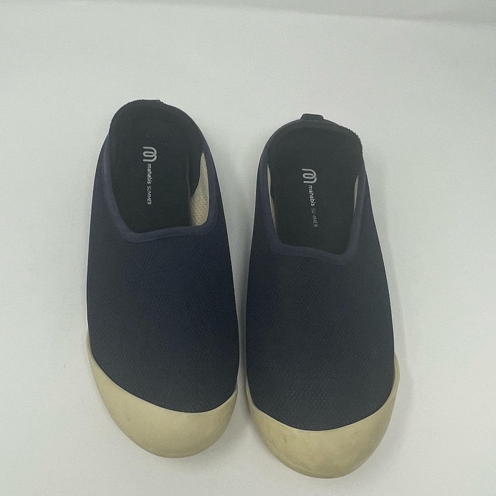 Mahabis Classic Slippers Detachable Sole Black Edition Slip-On Womens size 40